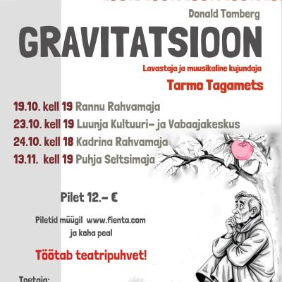 Luunja Aidateatri etendus "Gravitatsioon"