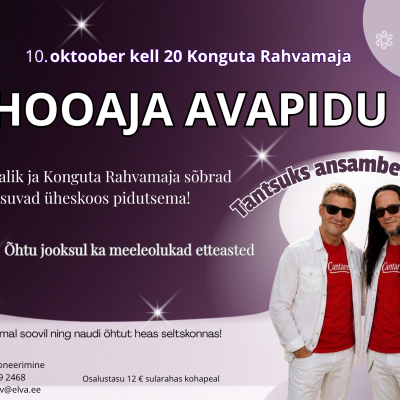 Konguta Rahvamaja hooaja avapidu