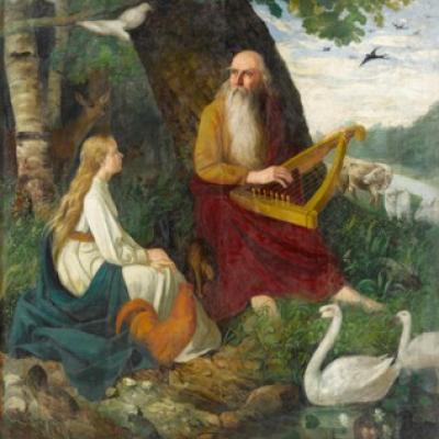 Tõnis Grenzstein. Vanemuise laul. Maal, Eesti Kunstimuuseum