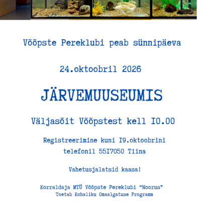 Võõpste pereklubi sünnipäev