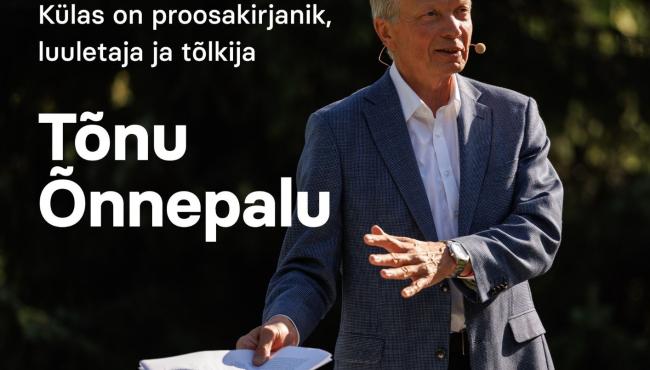 Külas kirjanik Tõnu Õnnepalu