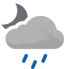 Moderate shower